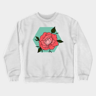 Neon Rose Crewneck Sweatshirt